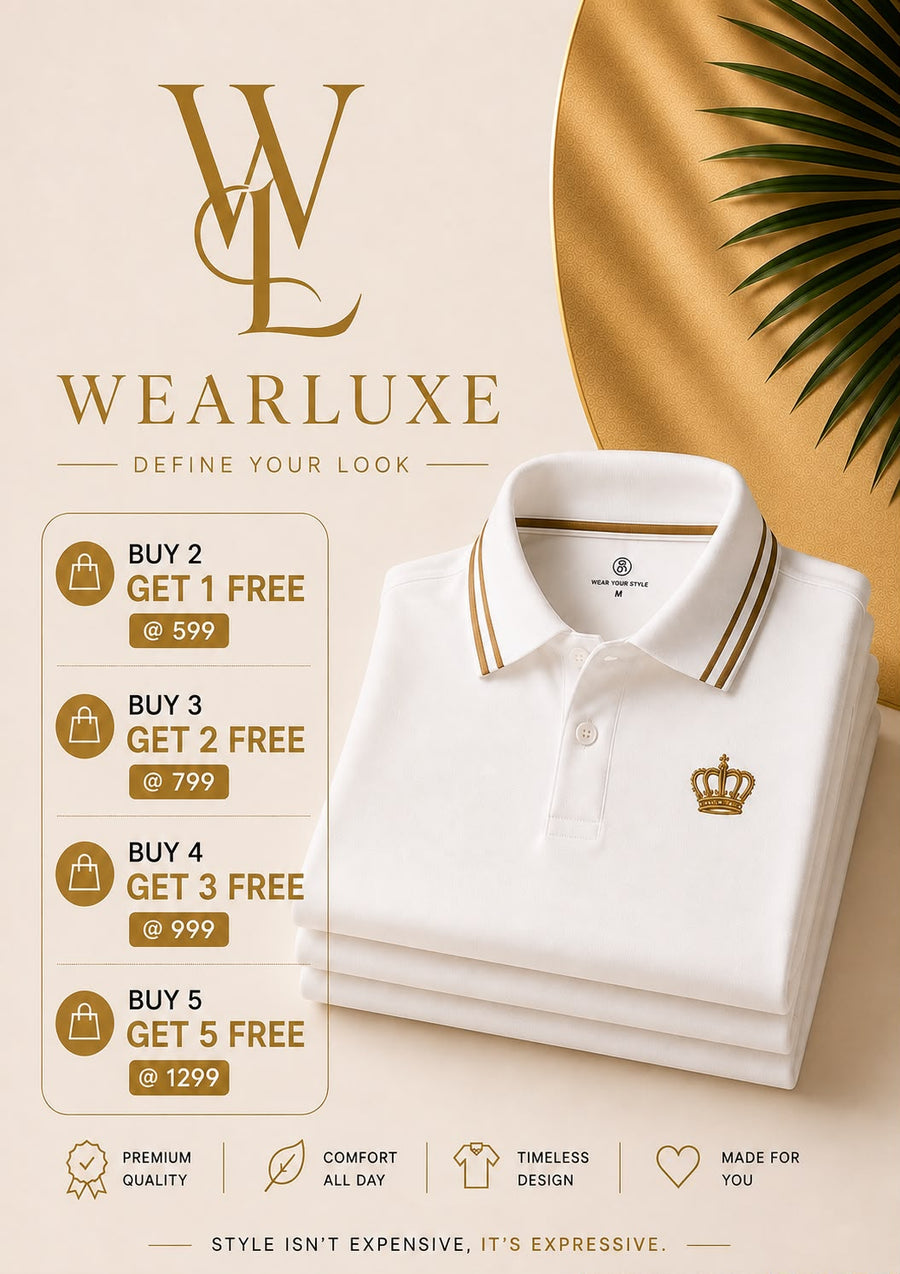 Premium polos, festive prices