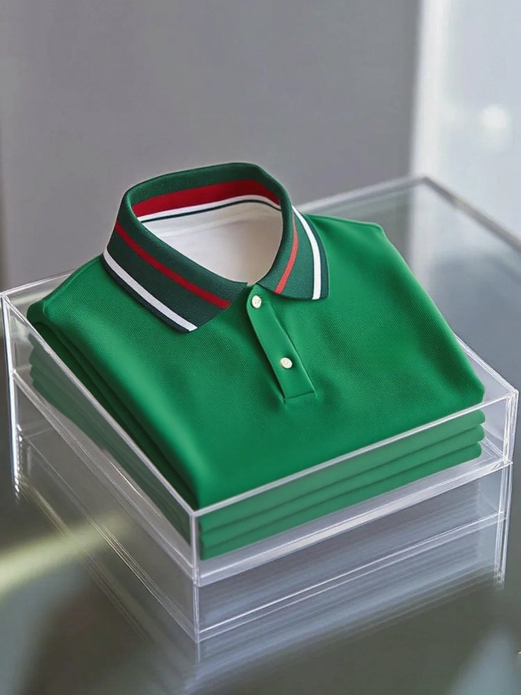 Men's Business Button-Down Short Sleeve Polo Shirt