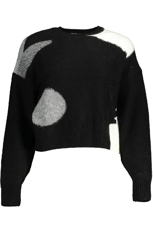 Desigual Chic Contrasting Long Sleeve Women's Sweater