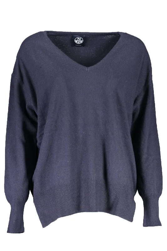 North Sails Eco-Conscious V-Neck Wool Blend Women's Sweater