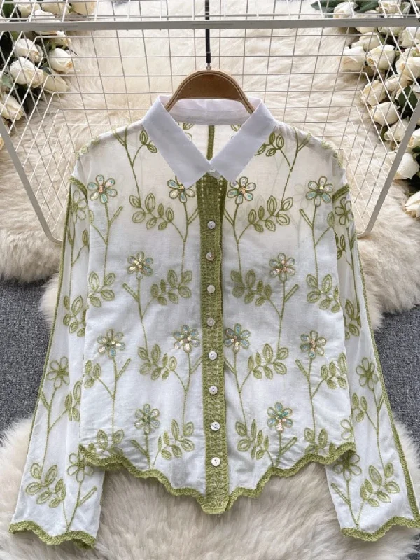 Andrew Embroidered Cotton Shirt