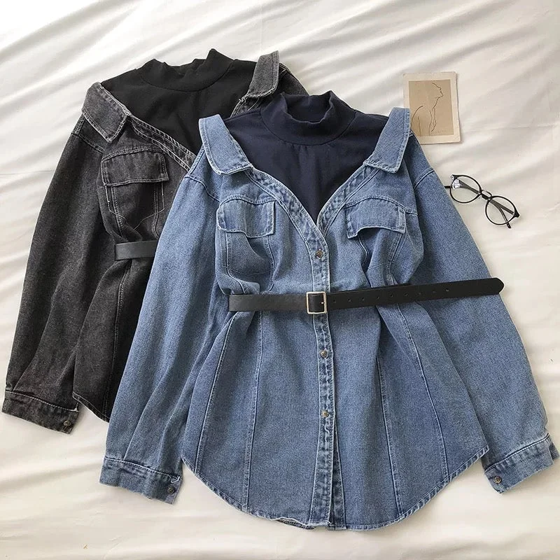 Derby Denim Shirt Dress