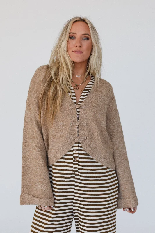 The Nest Kendrick Sweater Top - Coffee