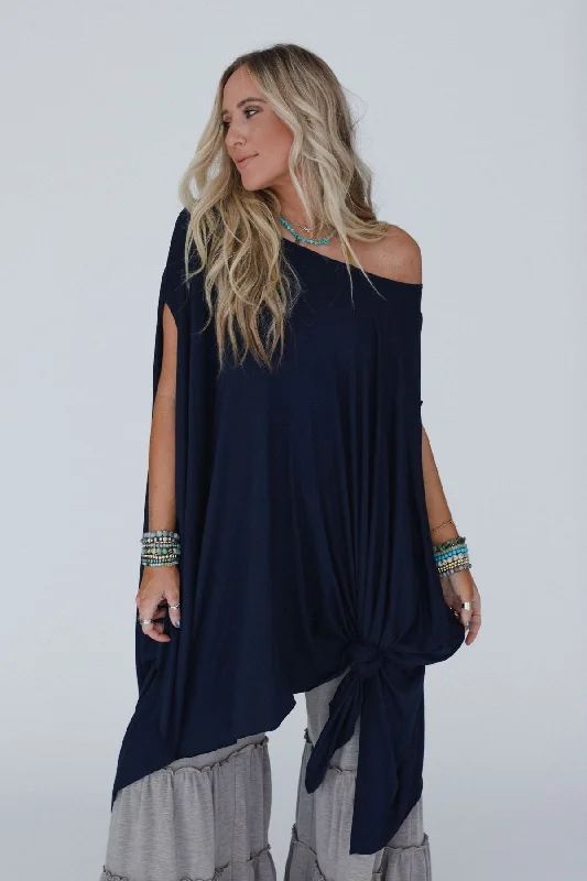 The Wren Tunic - Navy