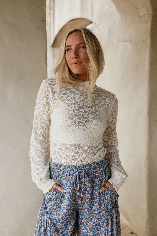 Willow Lace Top - Ivory